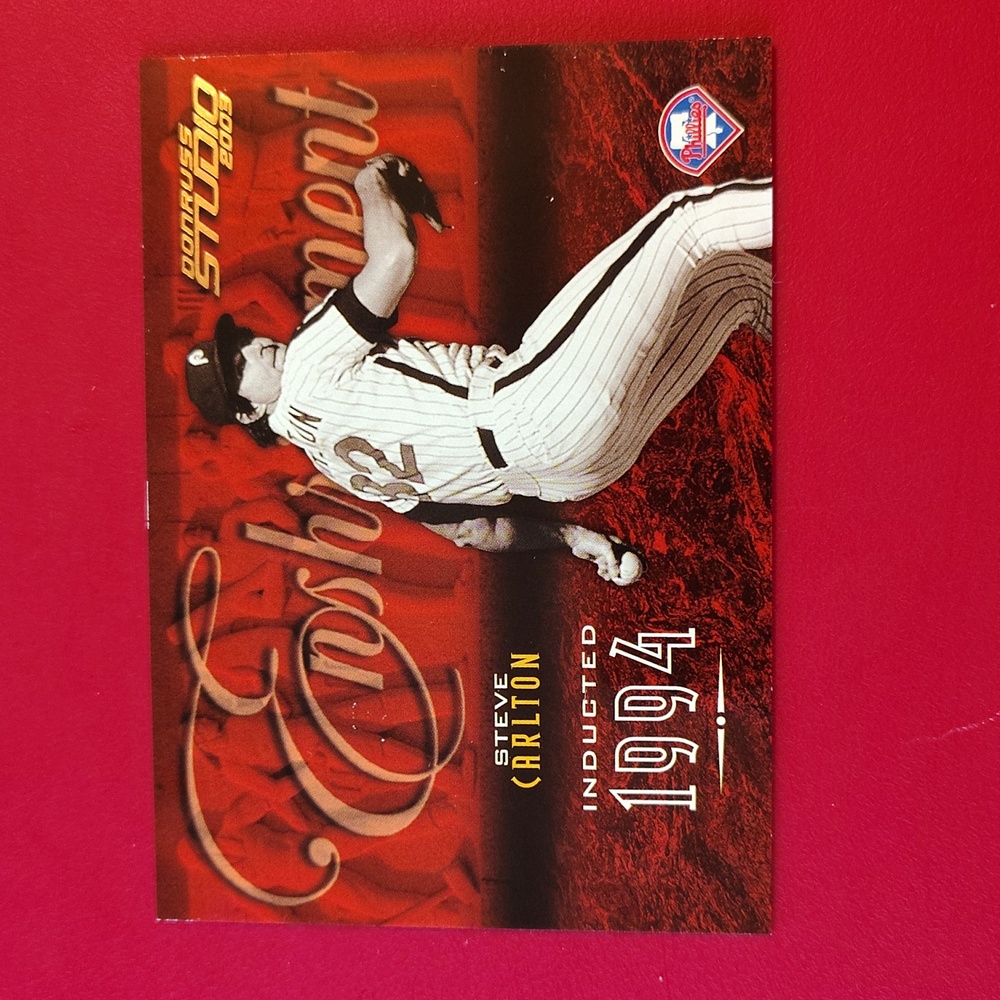 Steve Carlton 2003 Donruss Studio Enshrinement Insert SP 742/750